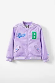 [Cotton On Kids] Cotton On Kids - Bluey Bomber Jacket - Lcn bluey/lilac mood 3-4 LCN BLUEY/LILAC MOOD
