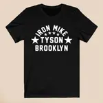 IRON MIKE TYSON BROOKLYN 拳擊健身房訓練男士黑色 T 恤