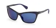 Max & Co. MO0014 90V Women’s Sunglasses Black Size 55