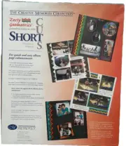 Creative Memories Short Cuts Zesty Geometrics Shapes Paper & Stickers - NEW!