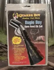Quaker Boy Bugle Boy Open Reed Elk Call Bowhunter Elk Hunting NEW! Made USA