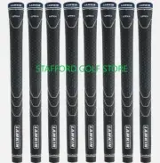 Lamkin UTx+ Full Cord Golf Grips Standard+ Grey/Blue Cap 600 Round Set of 8
