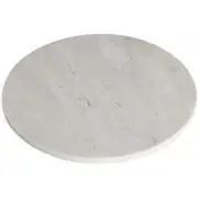 Anupam Art Craft Hand Made Durable White Marble Chakla for Chapati in Kitchen 08