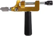 HOMSFOU 1 Set Manual Scribing Roller Glass Cutter Tool for Tile Cutting Comfortable Grip Precision Cuts for Home Renovation and DIY Ceramic Crafting Projects