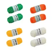2PCS Polyester Yarn Glow in The Dark Knitting Yarn 55 Yards/Roll Luminous Yarns