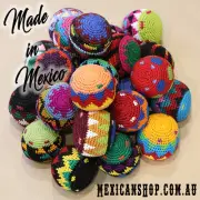 Hacky sacks, Toys, Juggling balls, Footbag, Stress balls, Magic, made in Mexico