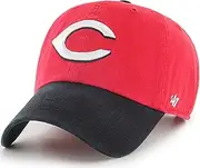 47 Brand MLB Two Tone Primary Logo Clean Up Adjustable Baseball Cap Hat, Adult One Size Fits All