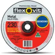 FLEXOVIT 230 x 6.8 x 22.2mm Metal Grinding Disc 66252841695