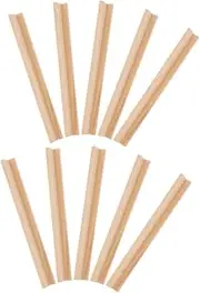 Totority Sturdy Wooden Domino Racks 19cm Domino Holders DIY Accessory Displaying Stand for Toy Cards Base