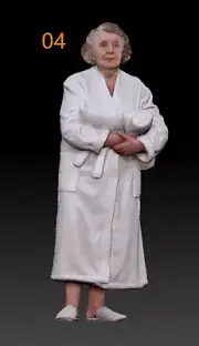 Resin 1:24 1:43 1:64 1:87 Bathrobe Lady 04 Mini Painted Figure Beach Party Toys