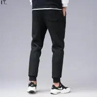 在飛比找蝦皮購物優惠-2021新款男士棉褲M-5XL超厚磅保暖彈性內刷毛素色縮口褲