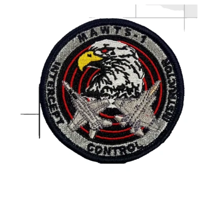 MARINE CORPS MAWTS-1 INTERCEPT CONTROL INSTRUCTOR EMBROIDERED HOOK & LOOP PATCH