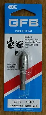 GFB Industrial Countersink Bit 13mm Chrome Vanadium 45 Degree