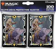 Ultra PRO - Tarkir Dragonstorm Felothar The Steadfast (Abzan Armor Commander Deck) 100ct Deck Protector Sleeves for Magic: The Gathering | Magic Gathering Accessories MTG Card Protection TCG Sleeves
