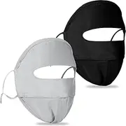 UV Face Cover UPF 50+ Brethable Washable Reusable Women Face Mask for Sun Protection Outdoors