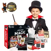 Amazing Magic Kit for Kids 60 Easy Tricks + Video|Magic Set for Beginners 8+Age