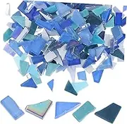 ARTSEWPLY 1Bag Irregular Tile Pieces Glass Tiles for DIY Crafts Jewelry Decoration for Home Decor Easy to Use Versatile Crafting Supplies
