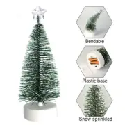 Set of 3 Frost Pine Tree Christmas Tree Decorations DIY Giving