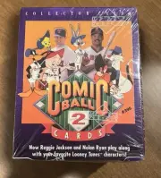 1991 Upper Deck Comic Ball 2 Cards Factory Sealed Box Reggie Jackson Nolan Ryan