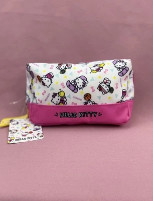 Hello Kitty Sanrio Makeup Bag Zipper Pouch Cosmetics Case