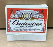 BUDWEISER MATCHBOX WITH GOLF TEES vintage