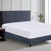 [Mejoroom] Full Size Fitted Sheet - Bottom Sheets with All-Around Elastic - Hotel Luxury and 16 inch Deep Pocket Bed Sheets - Easy Care, Fade and Wrinkle Resistant(1Piece,White)