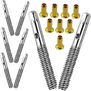 SUPVOX 8 Sets Piano Tuning Kit with Screws Tuning Pins for Guitars Violins Ukuleles Easy Installation and Broad Compatibility Complete String Instrument Maintenance Accessories