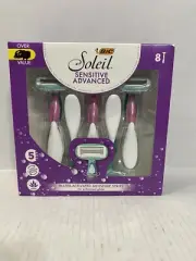 Bic Soleil Razors 8pk Water-Activated Moisture Strips