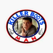 Dumb & Dumber, Killer Boots, Man, Vinyl 3" Sticker