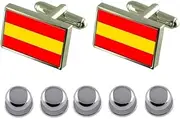 [Select Gifts] Shirt Dress Studs Karlsruhe City Germany Flag Cufflinks