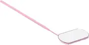 BIUDECO Eyelash Beauty Make up Mirror Lash Mirror for Eyelash Extension Eyelashes Supplies Lash Extension Mirror Eyelash Prop Handheld Mirror Make up Tool Mirror Glass Pink