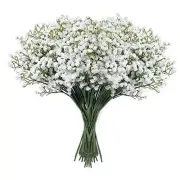 Babys Breath Artificial Flowers,18 Pcs Gypsophila Real Touch Flowers for