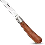 Pruning & Grafting Knife, Stainless Steel Garden Budding Tool, Folding Pocket Multi-Cutting Knife for Weeding & Bushes