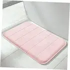 Memory Foam Bath Mat Rug, 24 x 17 Inches, Comfortable, 24" x 17" Soft Pink