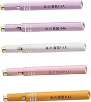 VALICLUD 5Pcs Portable Retractable Lip Brush Applicator for Lipstick and Eyeshadow Travel Friendly Makeup Brush for Professional and Home Use