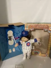 1986 CABBAGE PATCH KIDS ALL STARS W/ CUBS UNIFORM WITH ORIGINAL BOX