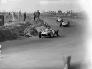John Langton Hume-Cooper Climax leads Shane Summers Cooper T53P Cl- 1961 Photo