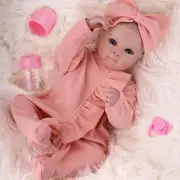 Realistic Baby Doll Girl, 18 Inch Reborn Dolls for Toddlers, Real Life Like R...