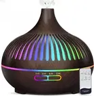 Essential Oil Diffuser Aroma Humidifier Remote Ultrasonic Vaporizer D/Woodgrain