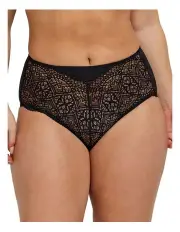 [Kayser] Helen Micro & Lace Full Brief in Black
