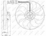 FOR AUDI A3 8L 1.6 1.8 1.9D 96 to 03 Cooling Radiator Fan 1J0959455B