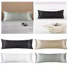 Satin Body Pillow Cover Cooling Pillow Cases Pillow Protector Case Breathable