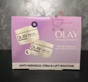 Olay Gift Set Anti Wrinkle Firm & Lift Face Cream Day & Night