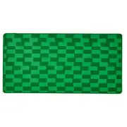 BLÅSKATA gaming mouse pad, green/patterned, 40x80 cm