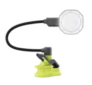 Ryobi 18V ONE+ Magnifying Clamp Light RML18 ,2 x Brightness Settings - Tool Only