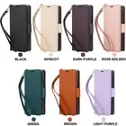 Strap Magnetic Leather Card Wallet Phone Case For Samsung Galaxy Z Fold 6 5 4 3