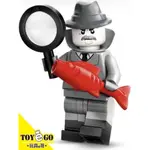 樂高LEGO MINIFIGURES 第25彈 人偶組 人偶包 1號 黑色電影偵探 拆盒檢查全新售 玩具E哥 71045