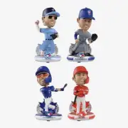 Whit Merrifield Toronto Blue Jays 2022 Ambassador Mini Bobblehead Set Bobblehead