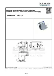 Boring bar holder, angular, left/right hand cylindrical chuck Ø32, 7.073.731