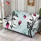 Mark Praise Lines Stretch Sofa Cover Lounge Couch Slipcover Recliner Protector